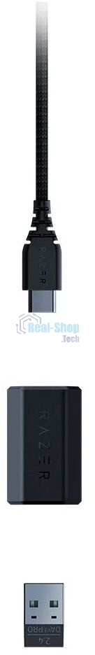 Мышь беспроводная/проводная Razer DeathAdder V3 Pro черный, 30000 dpi, радиоканал, USB, кнопки - 6