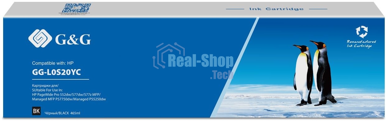 Картридж струйный G&G GG-L0S20YC 976YC GG-L0S20YC черный (465мл) для HP PW Pro 5777/552