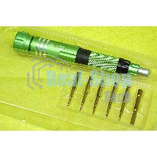 Отвертка со сменными насадками Best BST-8927B зеленая