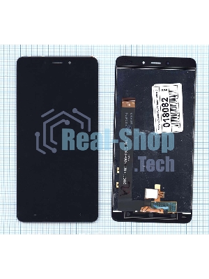 Дисплей для Xiaomi Redmi Note 4 черный
