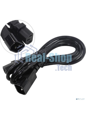 Кабель монитор-компьютер (UPS->уст-во) ExeGate Special EC-1,8S (С13->С14) 3x0.5, CCA, 1.8м