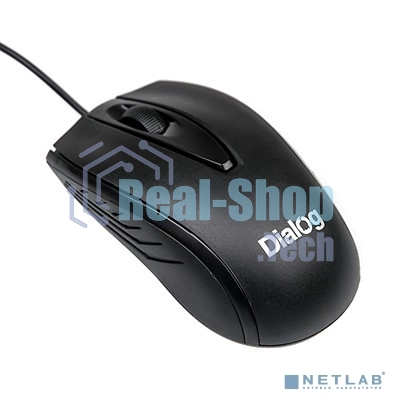 Мышь проводная Dialog Comfort MOС-17U черный, 1200 dpi, USB, кнопки - 3