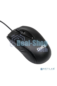 Мышь проводная Dialog Comfort MOС-17U черный, 1200 dpi, USB, кнопки - 3