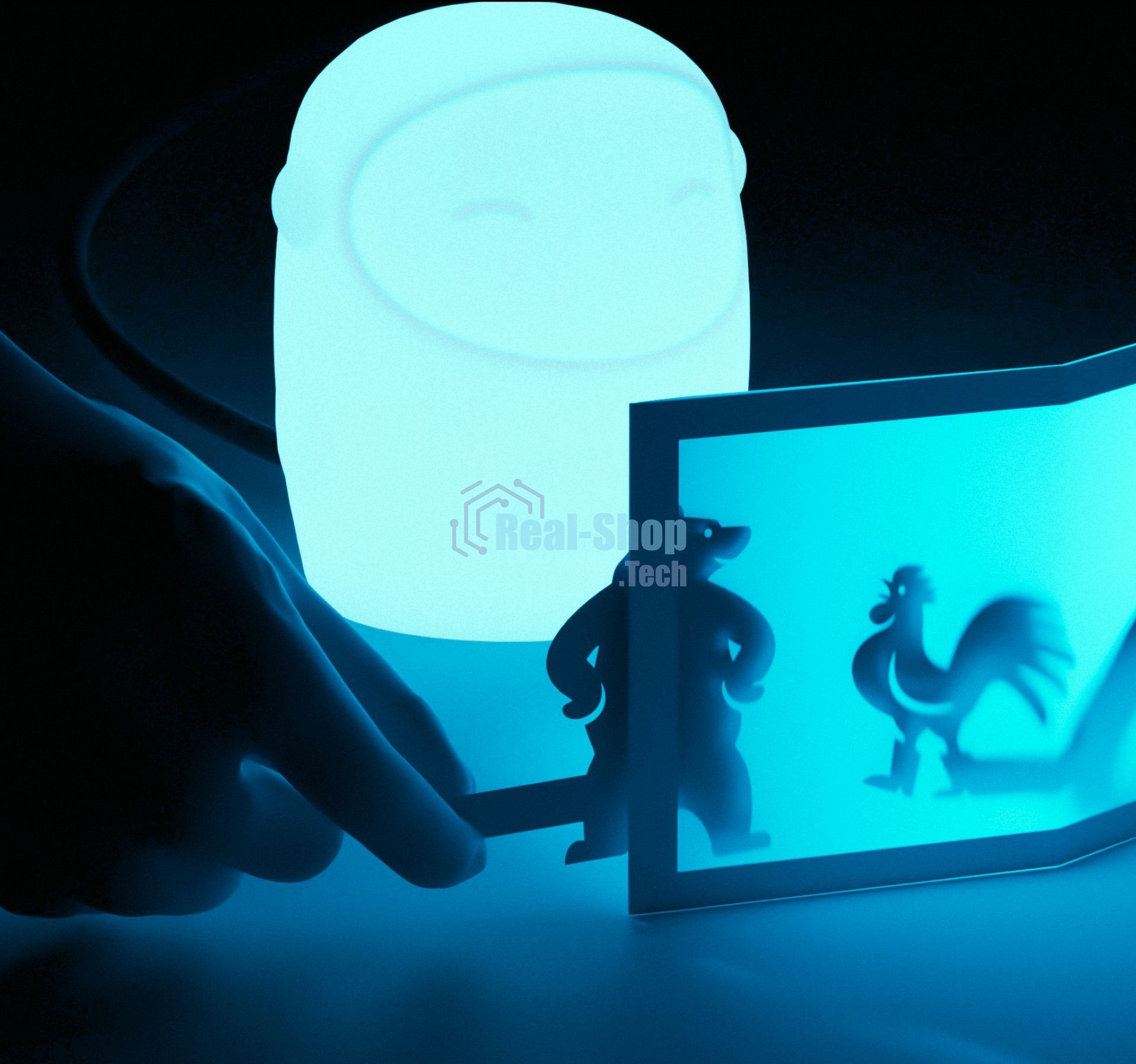 Умный детский ночник Космонавт, товарный знак SBER SBDV-00126