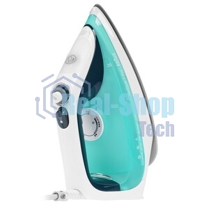 Утюг Braun SI7042GR белый/бирюзовый, 2400 Вт, 50 г/мин, 220 г/мин, 300 мл