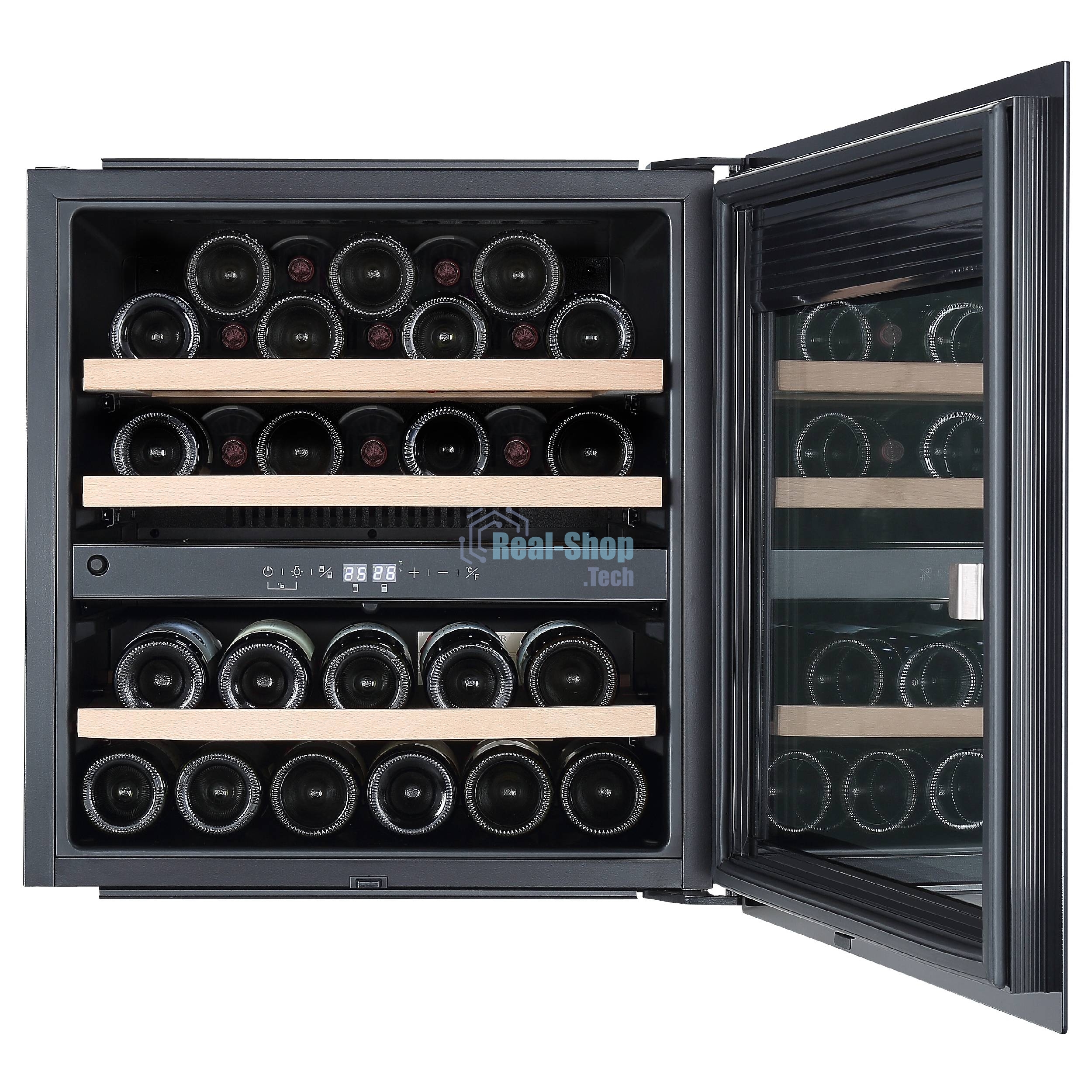 Винный шкаф встраиваемый Korting KFW 604 DB GN