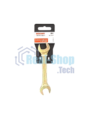 Ключ гаечный рожковый Rexant 14х15 мм, желтый цинк