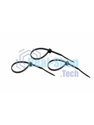 Хомут-стяжкa нeйлонoвая Rexant 100x2,5 мм, черная, упаковка 25 шт.