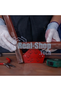 Магнитный угольник-держатель для сварки Rexant на 6 углов усилие 11,3 кг