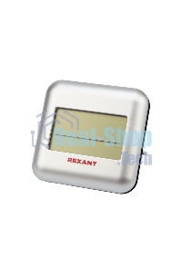 Термометр электронный Rexant S3341BF с часами и беспроводным выносным датчиком