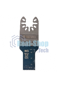 Насадка для МФИ Denzel режущая пазовая прямая, HCS, по дереву, 20 х 1,4 мм, мелкий зуб