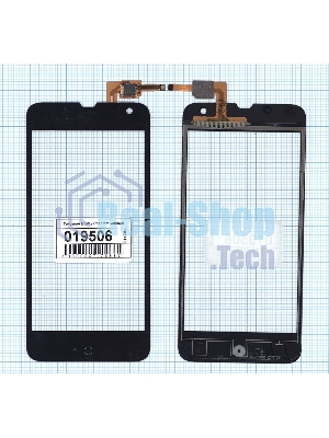 Сенсорное стекло (тачскрин) для Explay Phantom черное