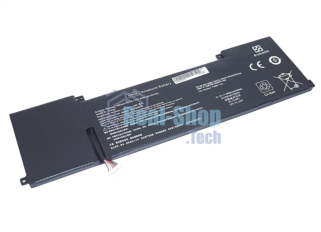 Аккумуляторная батарея для ноутбука HP15.2V 58Wh OEM черный