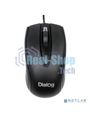 Мышь проводная Dialog Comfort MOС-17U черный, 1200 dpi, USB, кнопки - 3