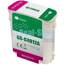Картридж струйный G&G GG-C4912A пурпурный (72мл) для HP DJ 500/800C