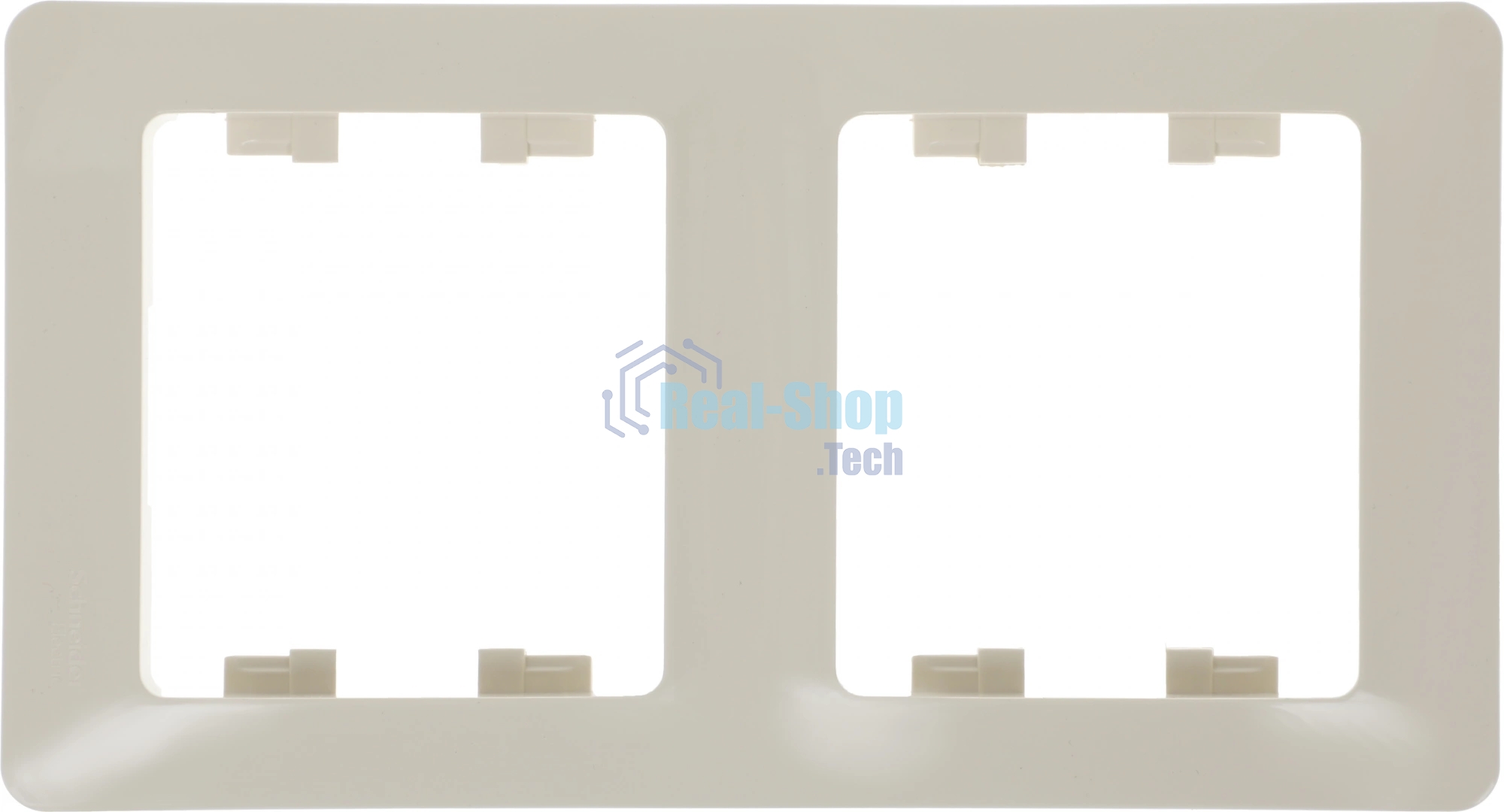 Рамка 2-м Glossa верт. беж. SchE GSL000206