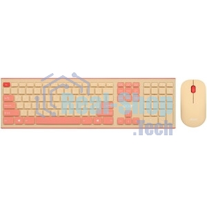 Комплект клавиатура + мышь Acer OCC205 беспроводной USB, 1200 dpi, розовый/бежевый
