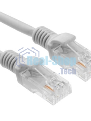 Патч-корд LSZH UTP Cablexpert PP31-5M cat.5e, 5м, литой, многожильный, серый