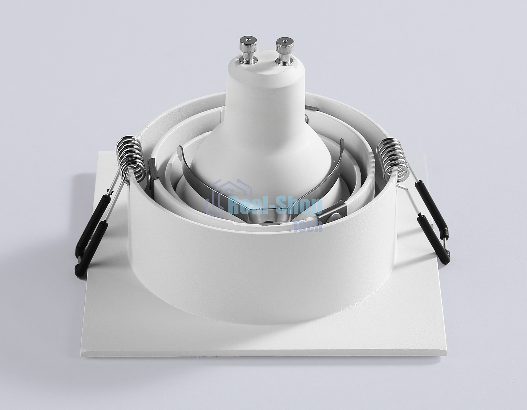 Встраиваемый поворотный точечный светильник Ambrella light TN102757 WH белый IP20 GU5.3 100*100*32