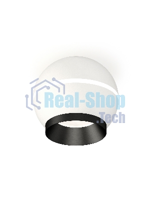 Светильник Ambrella Light XS1101011 SWH/PBK белый песок/черный полированный MR16 GU5.3 LED 3W 4200K (C1101, N7031)