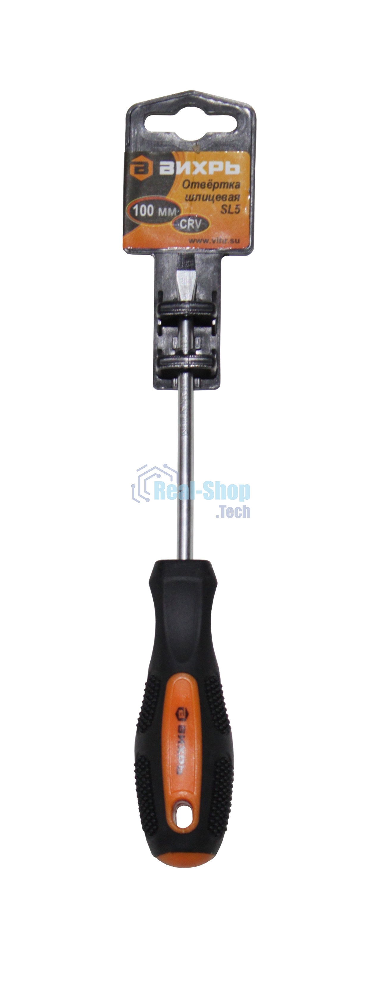 Отвертка шлицевая SL5, 100 мм