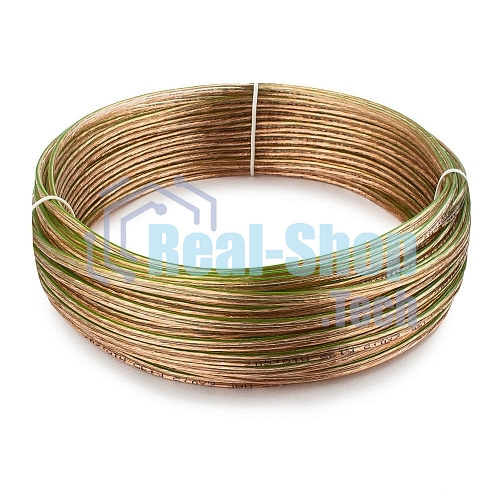 Акустический кабель Cablexpert CC-TC2x0,5-20M, прозрачный, 20 м, бухта