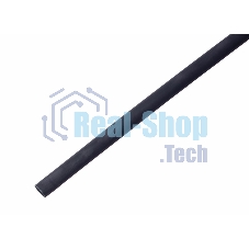 Трубка термоусадочная Rexant 12.0/4.0 1м с клеев. подсл. черный