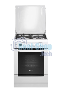 Плита газовая Gefest ПГ 6100-04 белый, конфорок 4 шт, духовка 52 л, 60 см x 85 см x 60 см