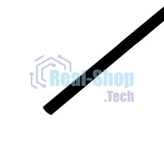 Трубка термоусадочная Rexant 21-2006 12.0/6.0 1м черный