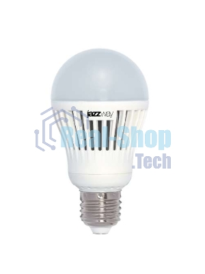 Лампа светодиодная JazzWay PLED-ECO-A60 7Вт грушевидная 3000К теплый белый E27 570лм 230В