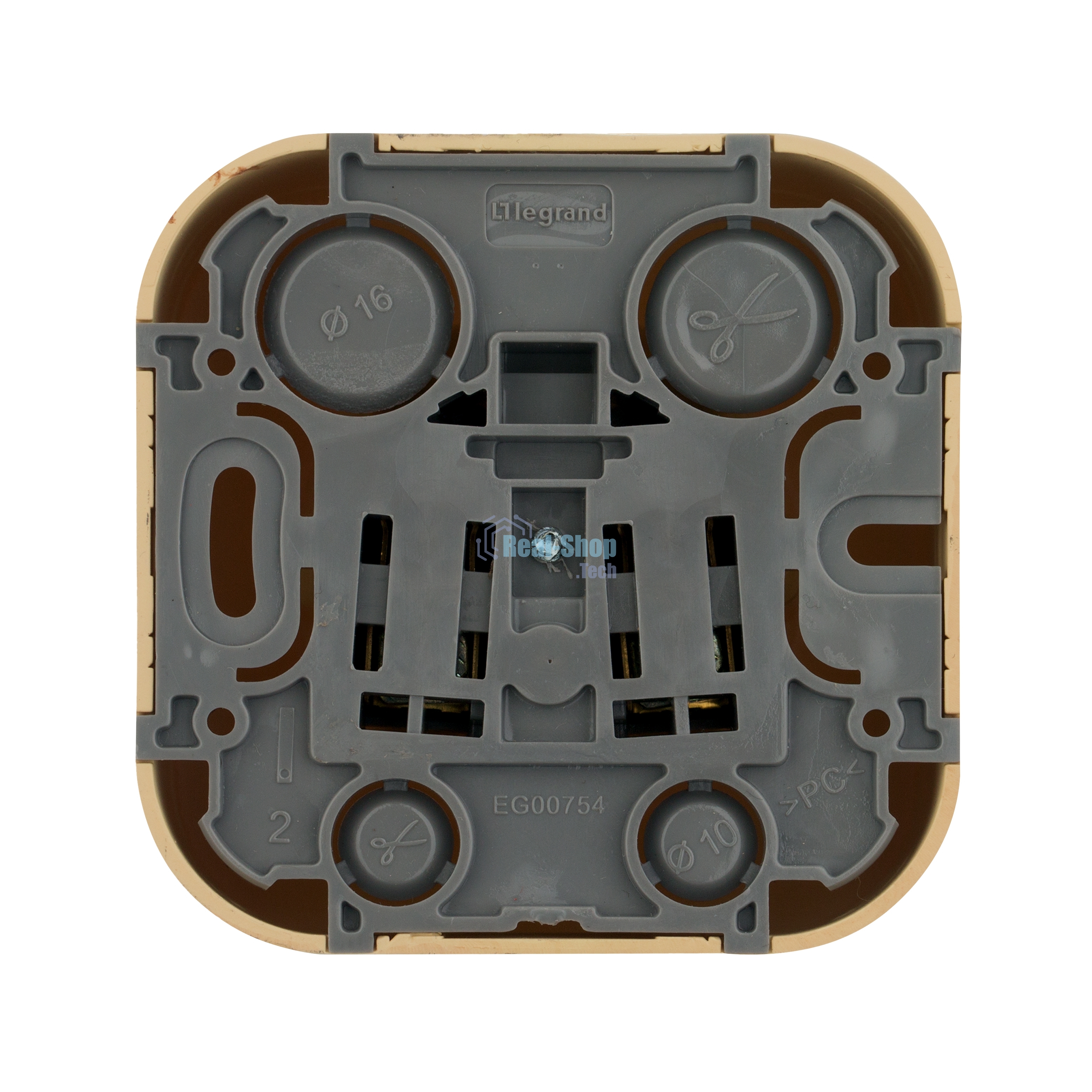 Legrand Legrand 782280 Розетка с заземлением с защитными шторками (Дерево)