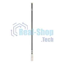 Шинопровод однофазный с кабельным вводом и заглушкой для трековых светильников Rexant 1 м белый с