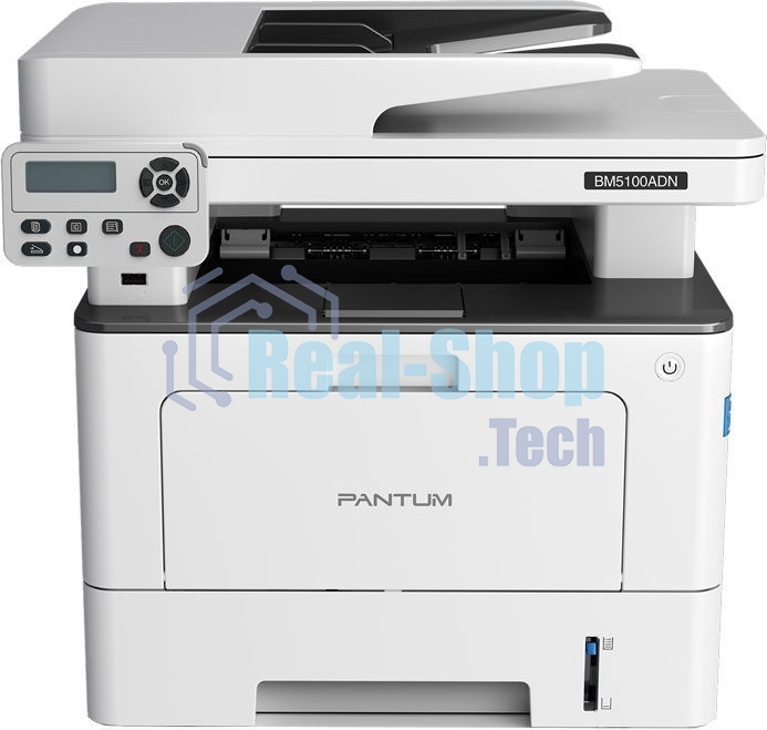 МФУ лазерное Pantum BM5100ADN, A4, ч/б, печ. до 40 стр/мин., скан. до 24 стр/мин., 1200 x 1200 dpi, USB, RJ-45