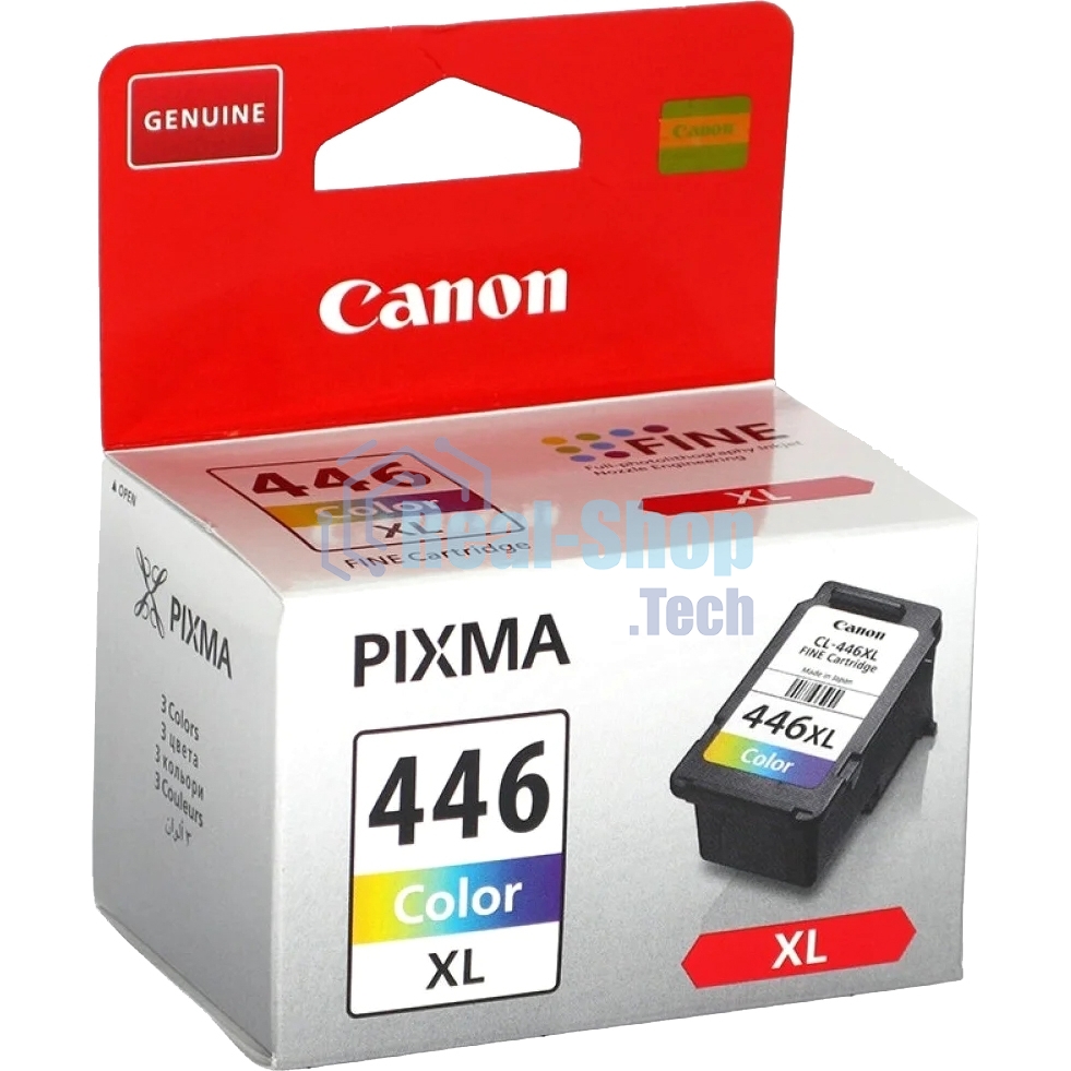 Картридж струйный Canon CL-446XL (8284B001) для Canon PIXMA MG2440/2540. Цветной, 300 стр.