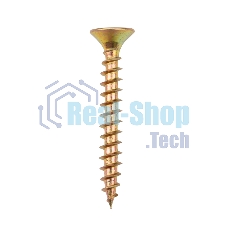 Саморез универсальный Kranz 5х40, желтый цинк, упаковка поставщика (6 000 шт.)