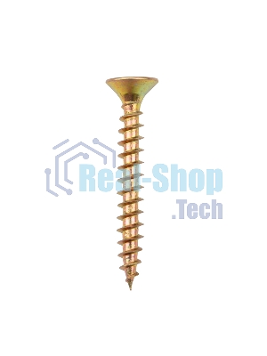 Саморез универсальный Kranz 5х40, желтый цинк, упаковка поставщика (6 000 шт.)