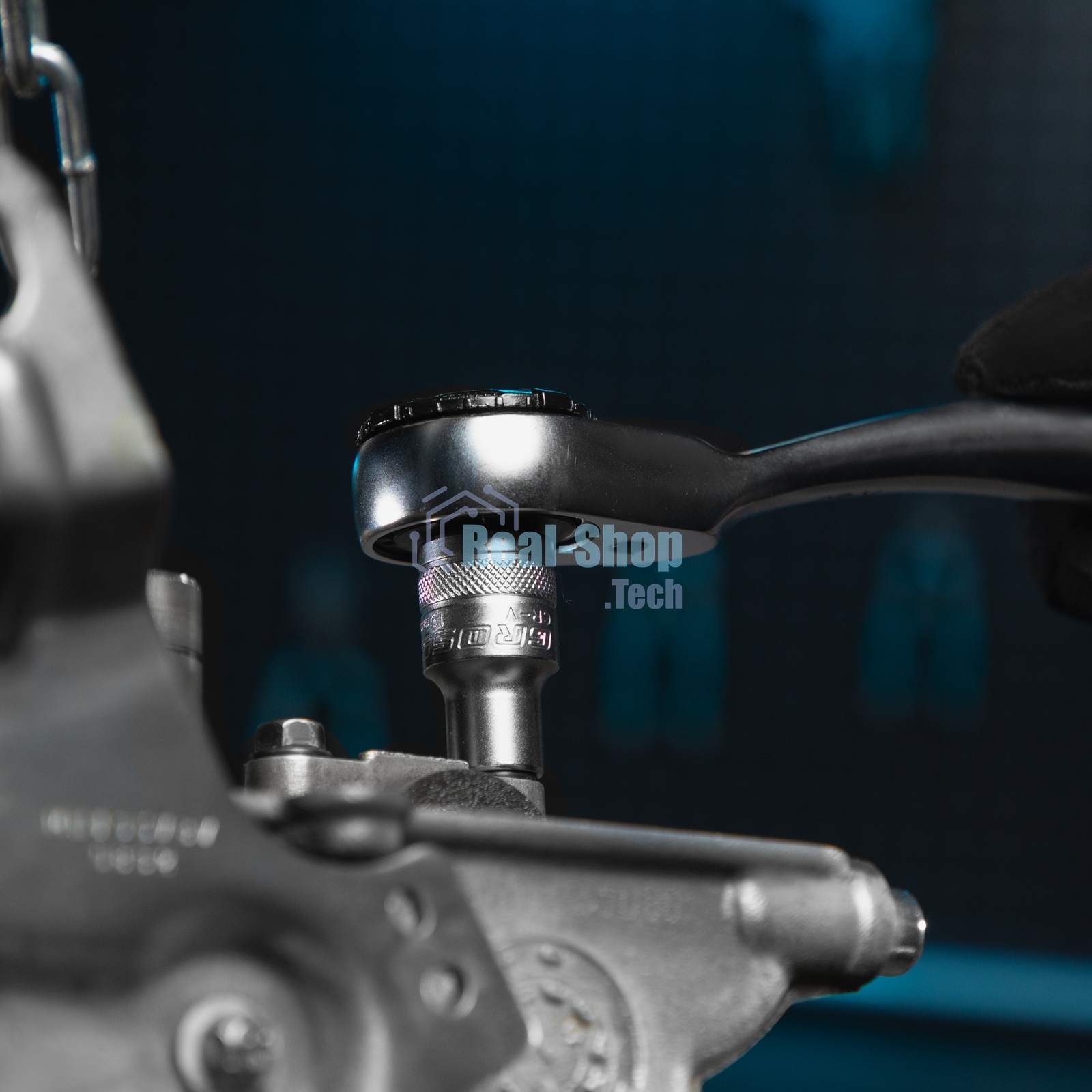 Набор инструментов Gross 115 пред., 120 зубьев, CrV, 1/4