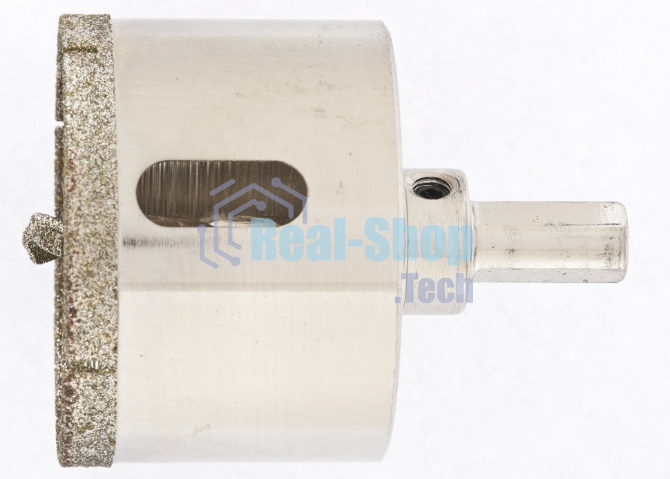 Сверло алмазное Matrix по керамограниту, 55 х 67 мм, 3-гранный хвостовик