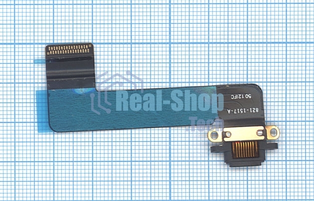 Шлейф с разъемом питания для планшета Apple iPad mini черный