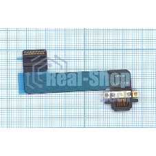 Шлейф с разъемом питания для планшета Apple iPad mini черный