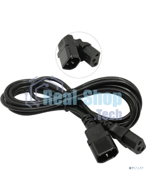 Кабель монитор-компьютер (UPS->уст-во) ExeGate Power EC-3P (С13->С14) VDE-250V-3*0,5-CU, 6A, 3м