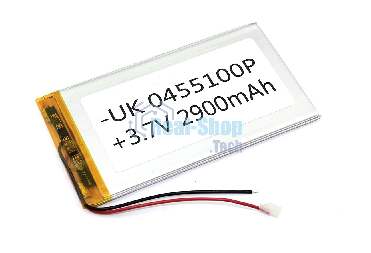 Аккумулятор Li-Pol (батарея) 4x55x100 мм 2pin 3.7V/2900mAh
