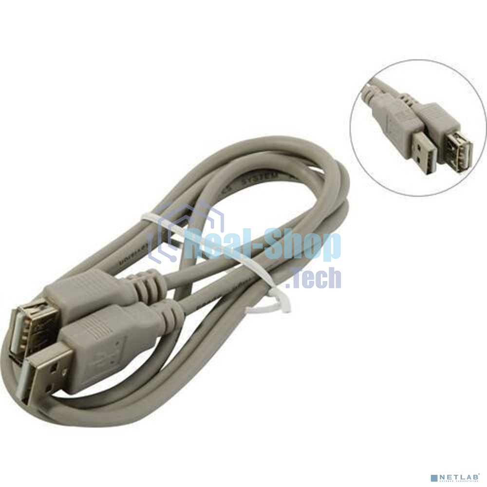 Кабель-удлинитель 5bites UC5011-010C USB2.0 / AM-AF / 1M