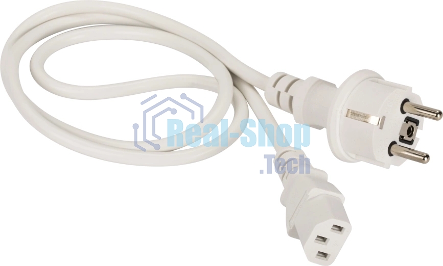 Шнур питания Lanmaster LAN-PP13/SH-0.5-WH C13-Schuko проводник.:3x0.75мм2 0.5м 220В 10А (упак.:1шт) белый
