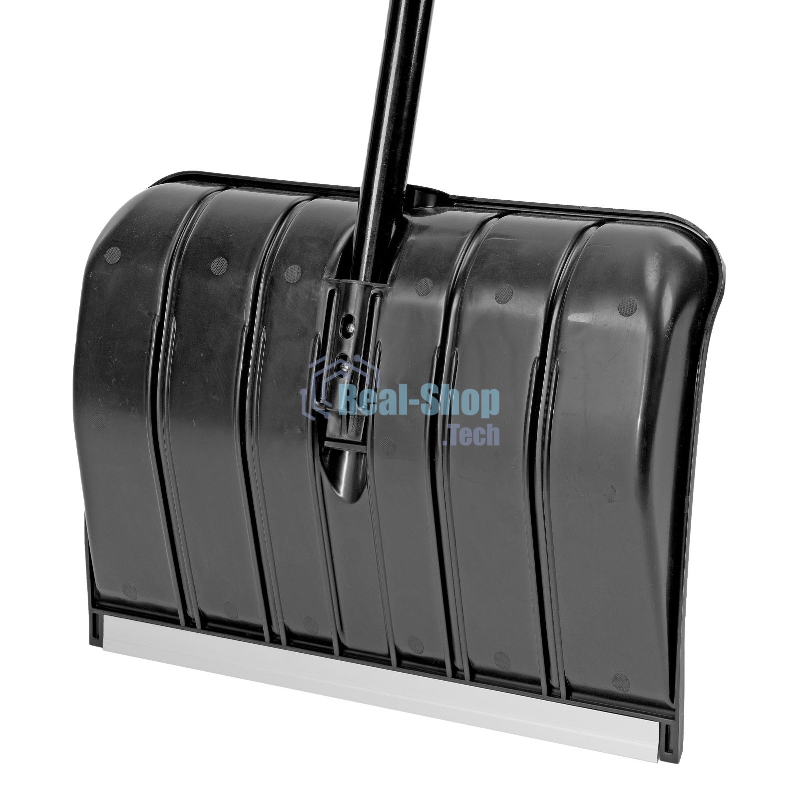 Лопата для уборки снега, полипропилен, 455х345х1330 мм, алюминиевый черенок, BASE Palisad