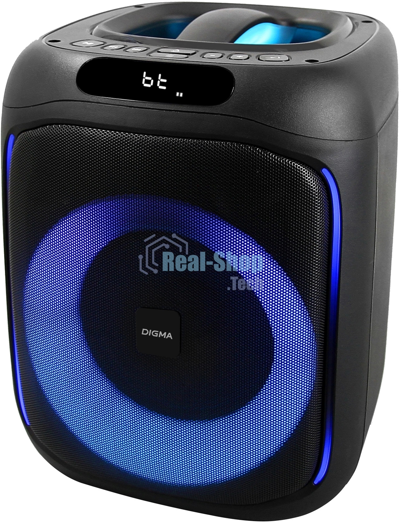 Минисистема Digma D-MC1700 черный 30Вт FM USB BT micro SD