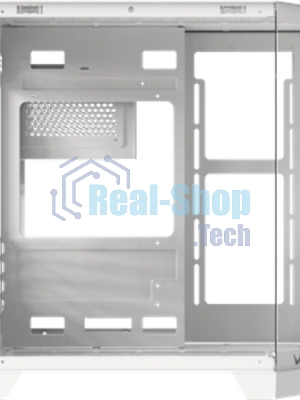 Компьютерный корпус AeroCool / Formula Crystal Z6M Floe белый без БП mATX 4x120мм 2xUSB 3.0 audio bott PSU
