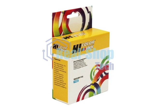 Картридж HP DJ 500/800, №82 (Hi-Black) C4911A, С      
