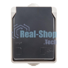 Розетка ИЭК Форс РСб20-3-ФСр1м с/з открытой установки