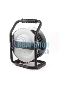 Удл. на мет. катушке “Power Cube” IP44 16А 50м резина 3*2,5мм2 4 роз. с/з